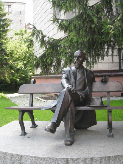 Image - A monument of Ivan Ya. Horbachevsky in Ternopil.